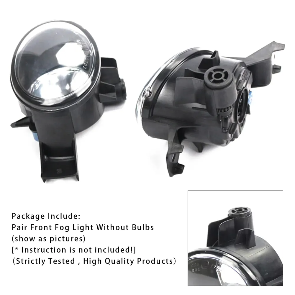 2008-2011 BMW X6 E71 E72 Paar mistlampen vóór zonder lampen 63177187631