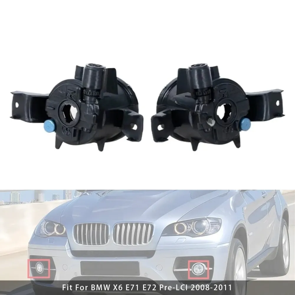 2008-2011 BMW X6 E71 E72 Paar mistlampen vóór zonder lampen 63177187631