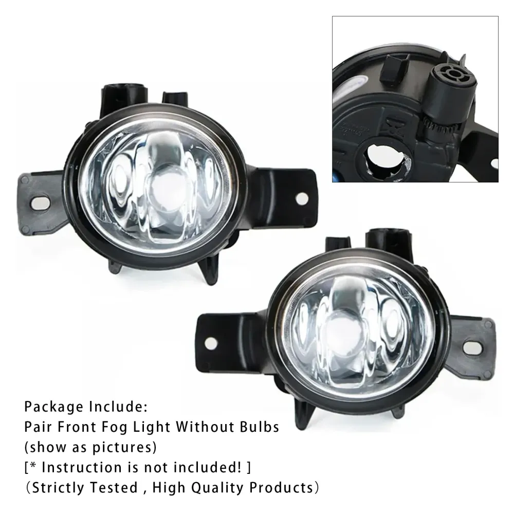 2008-2011 BMW X6 E71 E72 Paar mistlampen vóór zonder lampen 63177187631