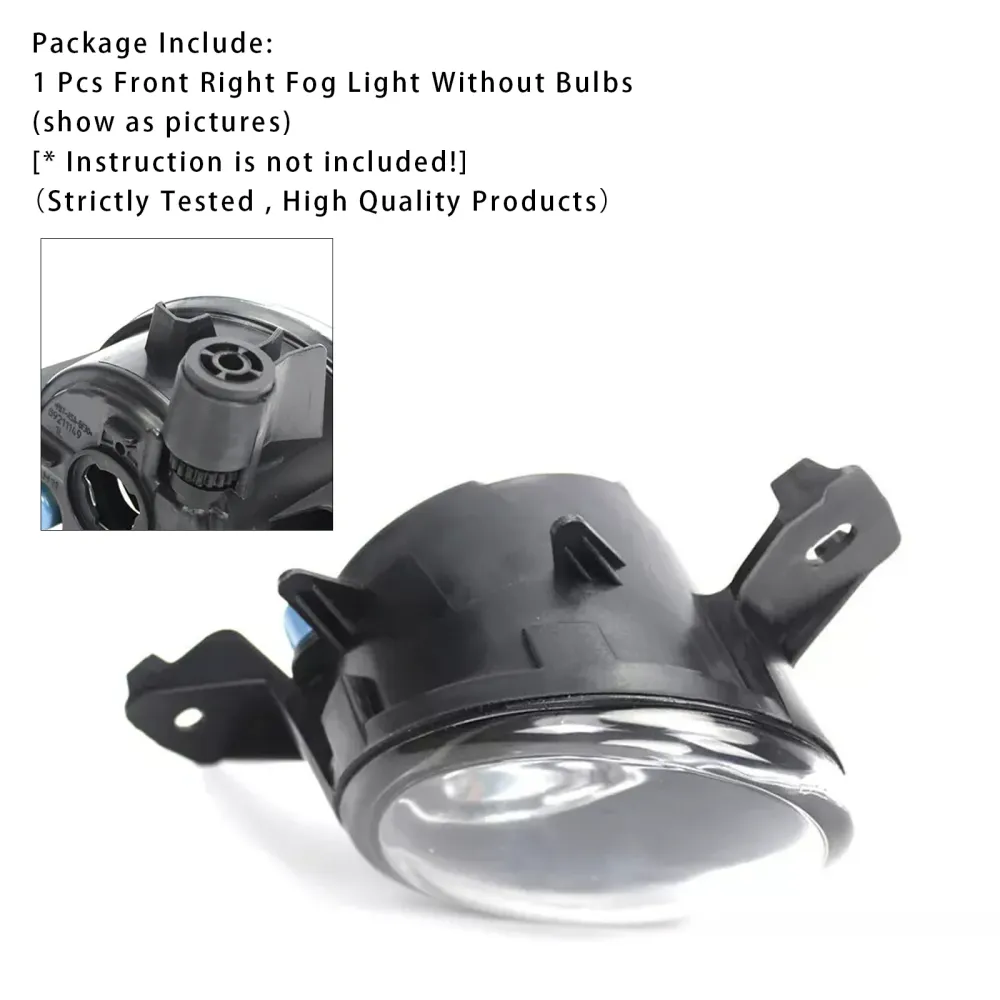 2008-2011 BMW X6 E71 E72 Pre-LCI 1 STUKS Rechtsvoor Mistlamp Lampen 63177187630