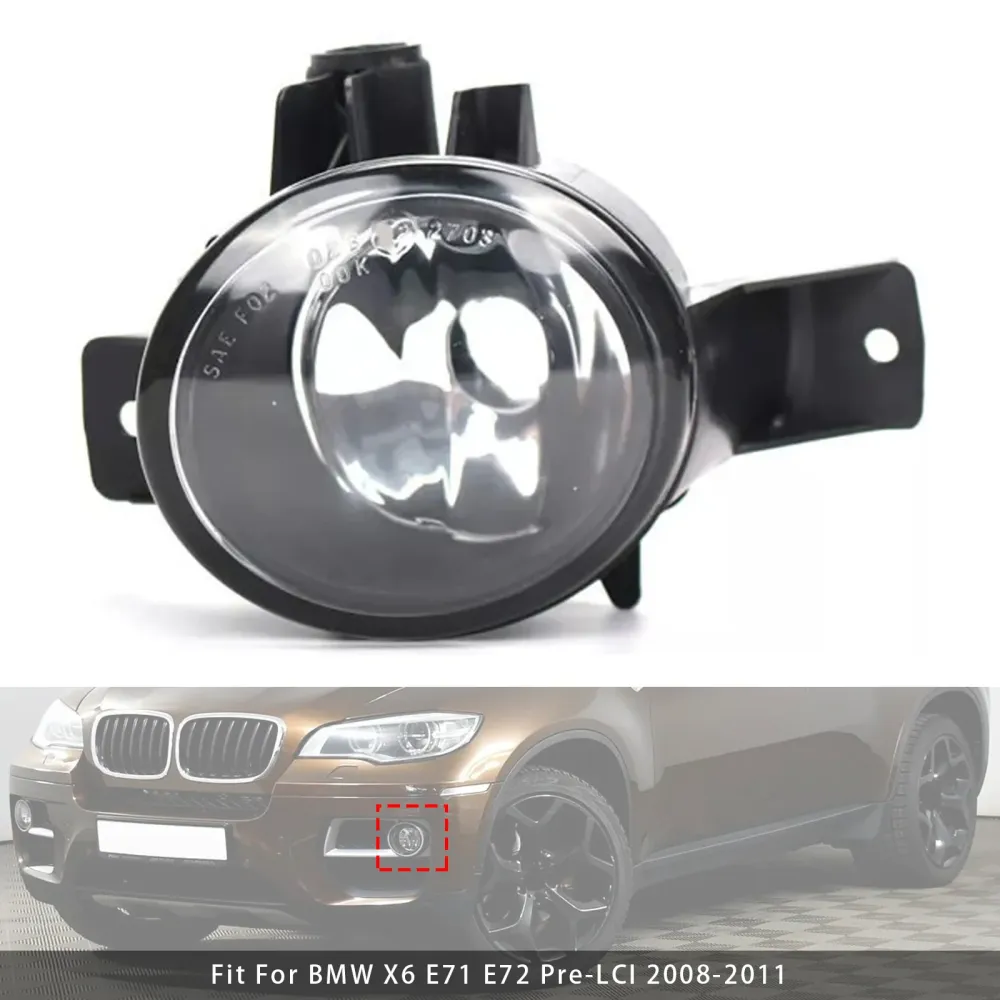2008-2011 BMW X6 E71 E72 1 STUKS Linksvoor Mistlamp Lampen 63177187631