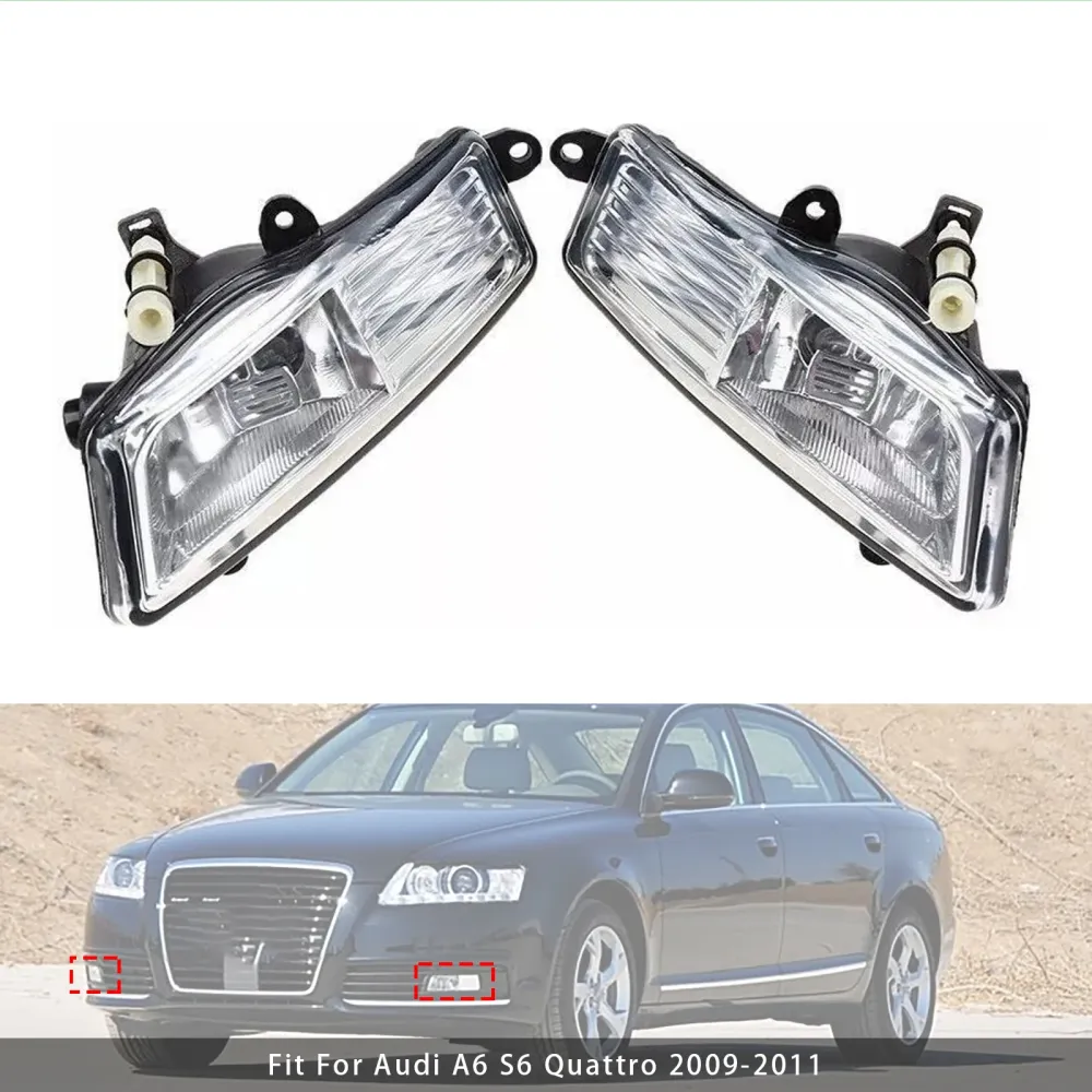 2009-2011 Audi A6 C6 paar voorbumper rijden mistlamp lampen 4F0941699A