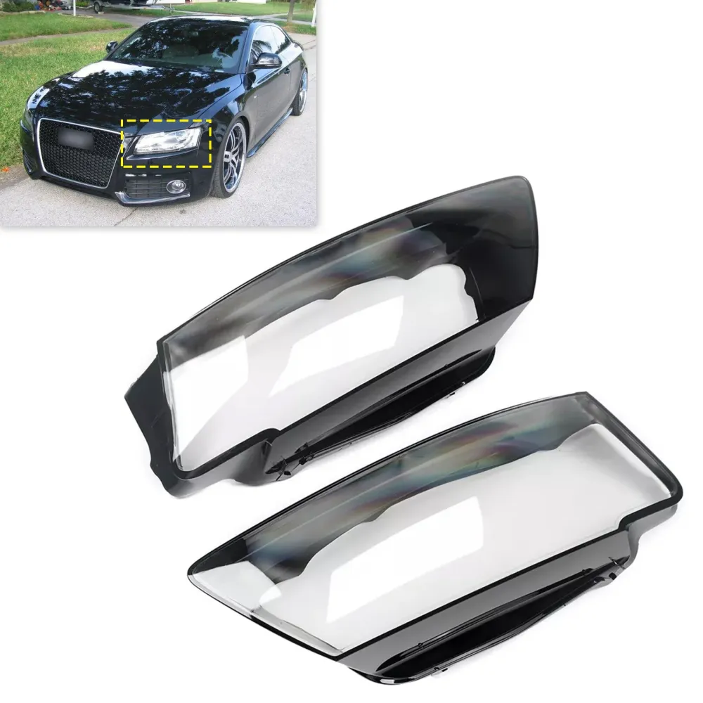 2009-2012 Audi A5/S5 Convertible 2 STKS Koplamp Koplamp Lens Cover Shell