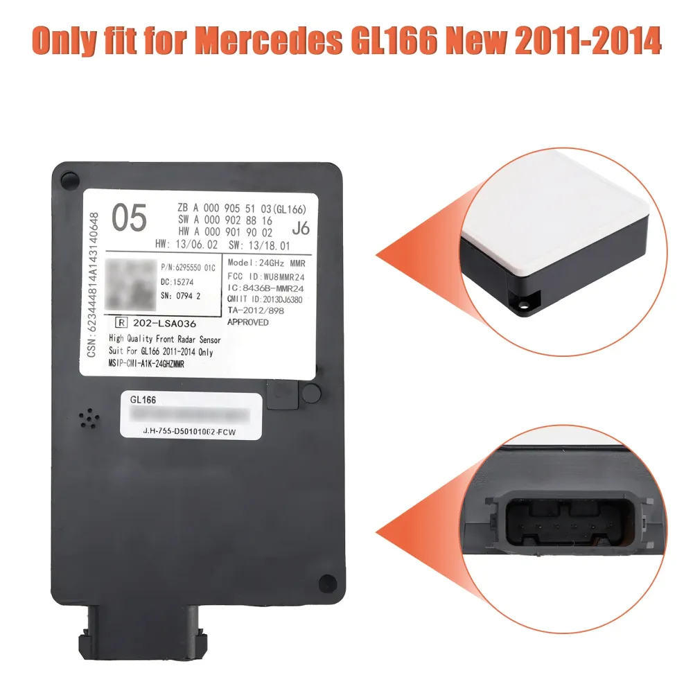 2011-2014 Mercedes GL166 Frontradarsensorregeleenheid A0009055103 A0009028816 A0009009102