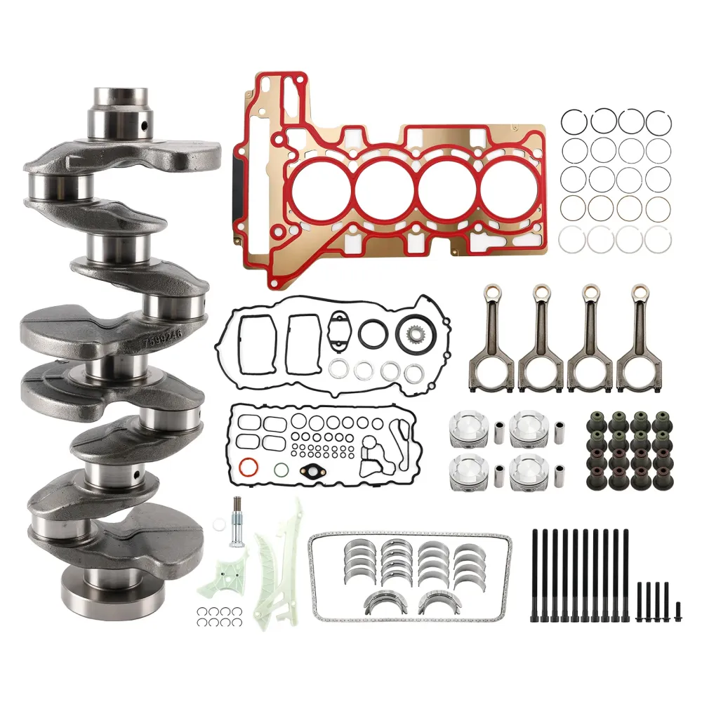 2011-2016 BMW 328i/328ix F30 F31 N20 Revisie Revisieset Krukas/Drijfstangen/Zuigerset/Pakking 11257640166