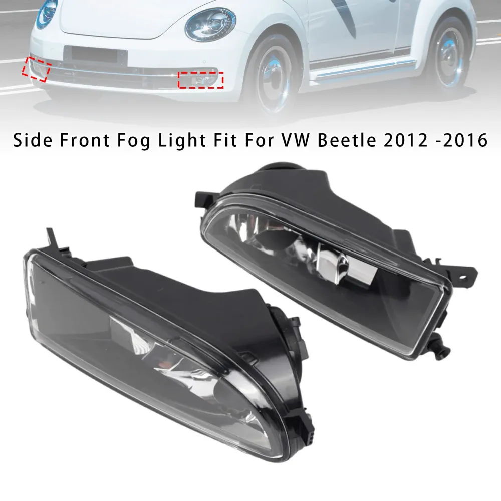 2012-2016 VW Kever Paar voorbumper mistlampen met lampen 5C5941700A