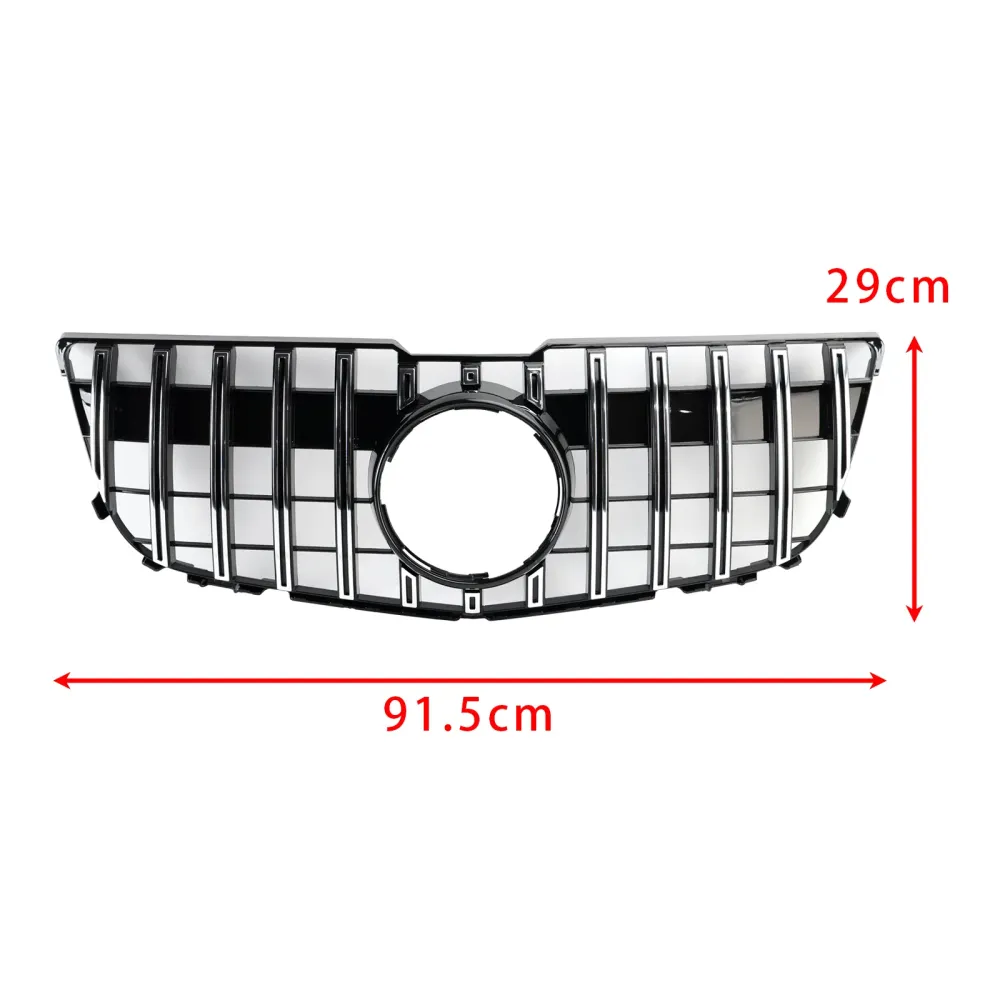 2013-2015 Mercedes Benz GLK X204 GT Voorgrille Grill Mesh Chroom
