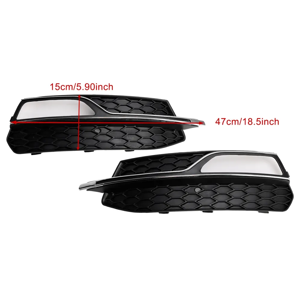2013-2016 AUDI A3 S-Line S3 Front Lower Bumper Mistlamp Cover Grille