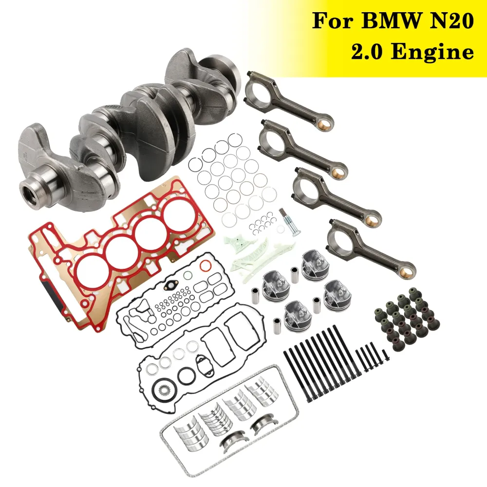 2013-2017 BMW X4 28ix F26 N20 Revisie Revisieset Krukas/Drijfstangen/Zuigerset/Pakking 11217640165