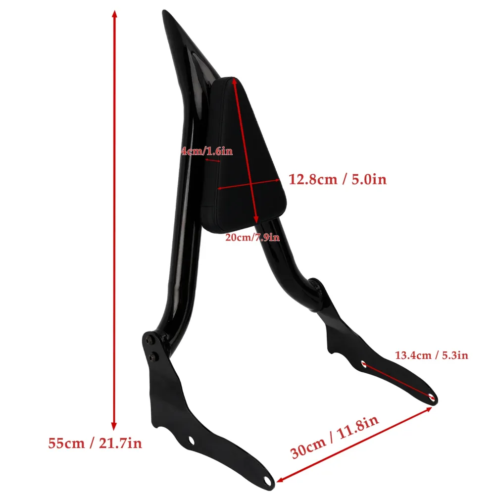 2014-2024 Yamaha Bolt XV950 XVS950 R-Spec Passagier Sissy Bar Rugleuning