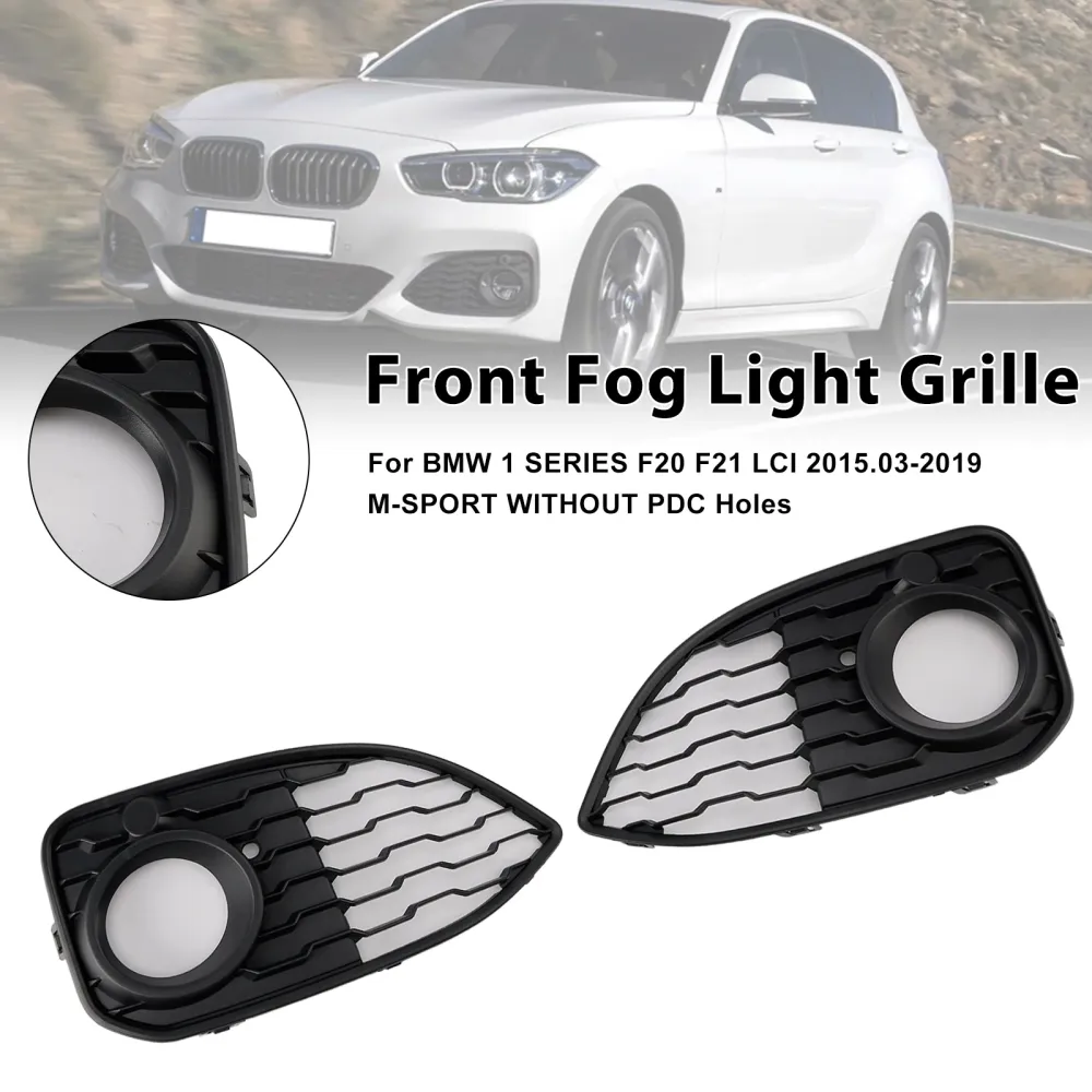 2015-2019 BMW 1 Serie F20 F21 LCI M-Sport 2 STKS Mistlamp Cover Grille