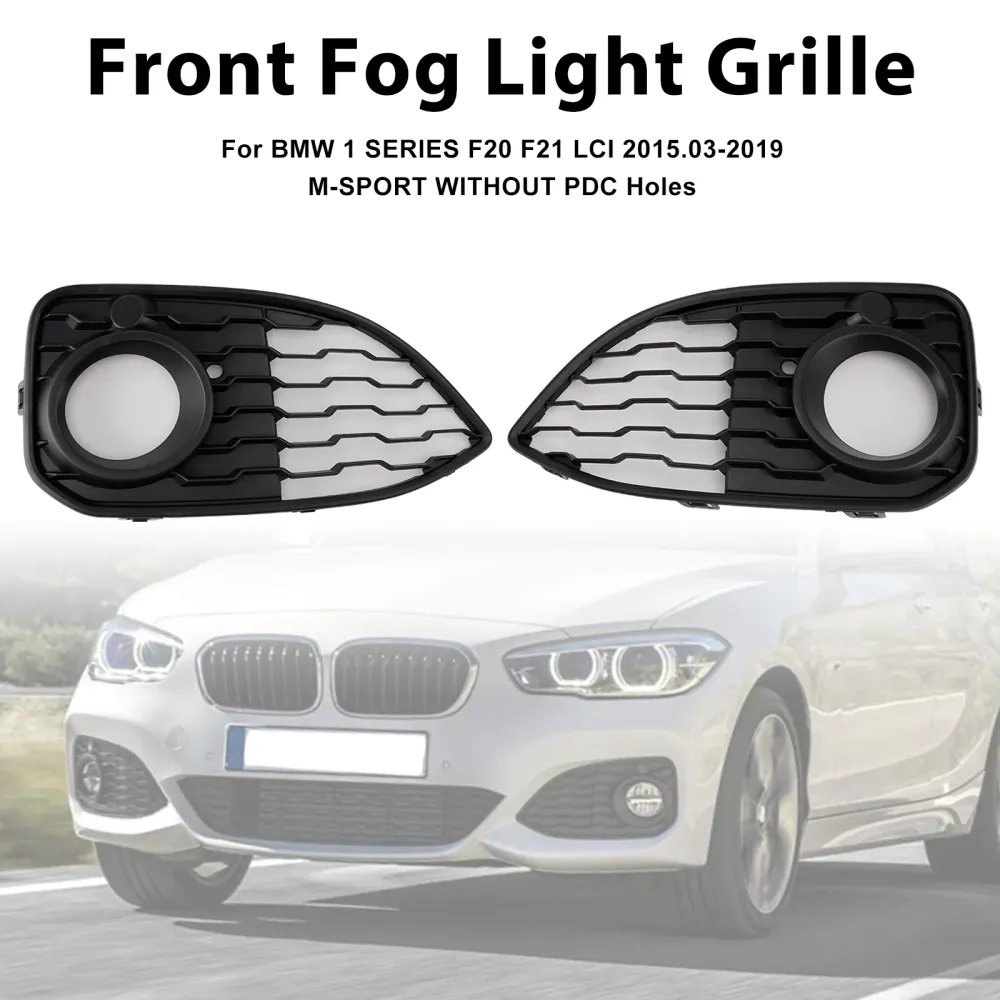 2015-2019 BMW 1 Serie F20 F21 LCI M-Sport 2 STKS Mistlamp Cover Grille