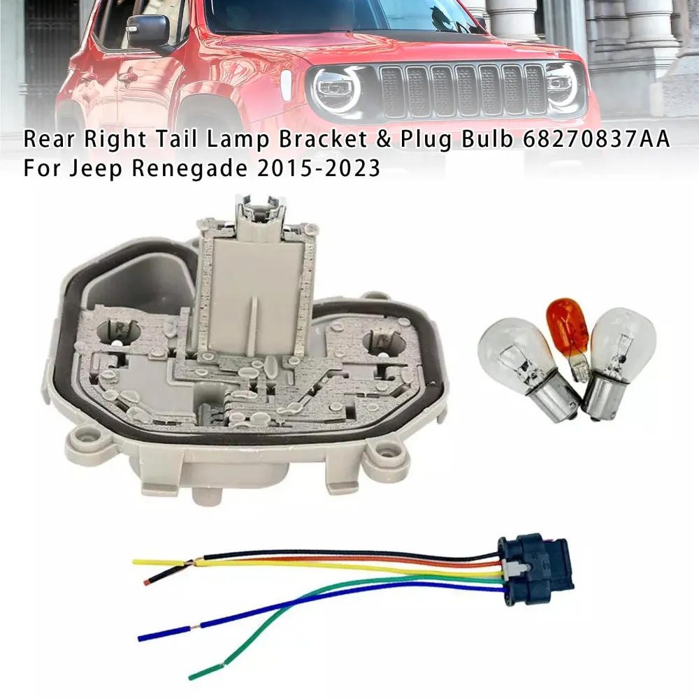 2015-2023 Jeep Renegade achterlichtbeugel rechtsachter & stekkerlamp 68270837AA