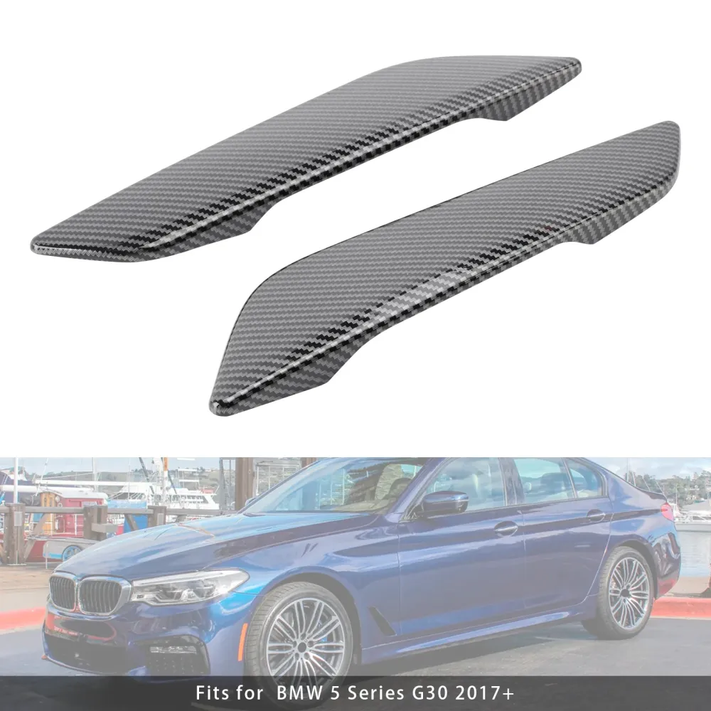 2017+ BMW 5-serie G30 G31 Sierlijsten voor spatbordzijde ventilatieroosters koolstofvezelstijl