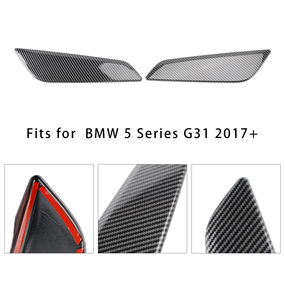 2017+ BMW 5-serie G30 G31 Sierlijsten voor spatbordzijde ventilatieroosters koolstofvezelstijl