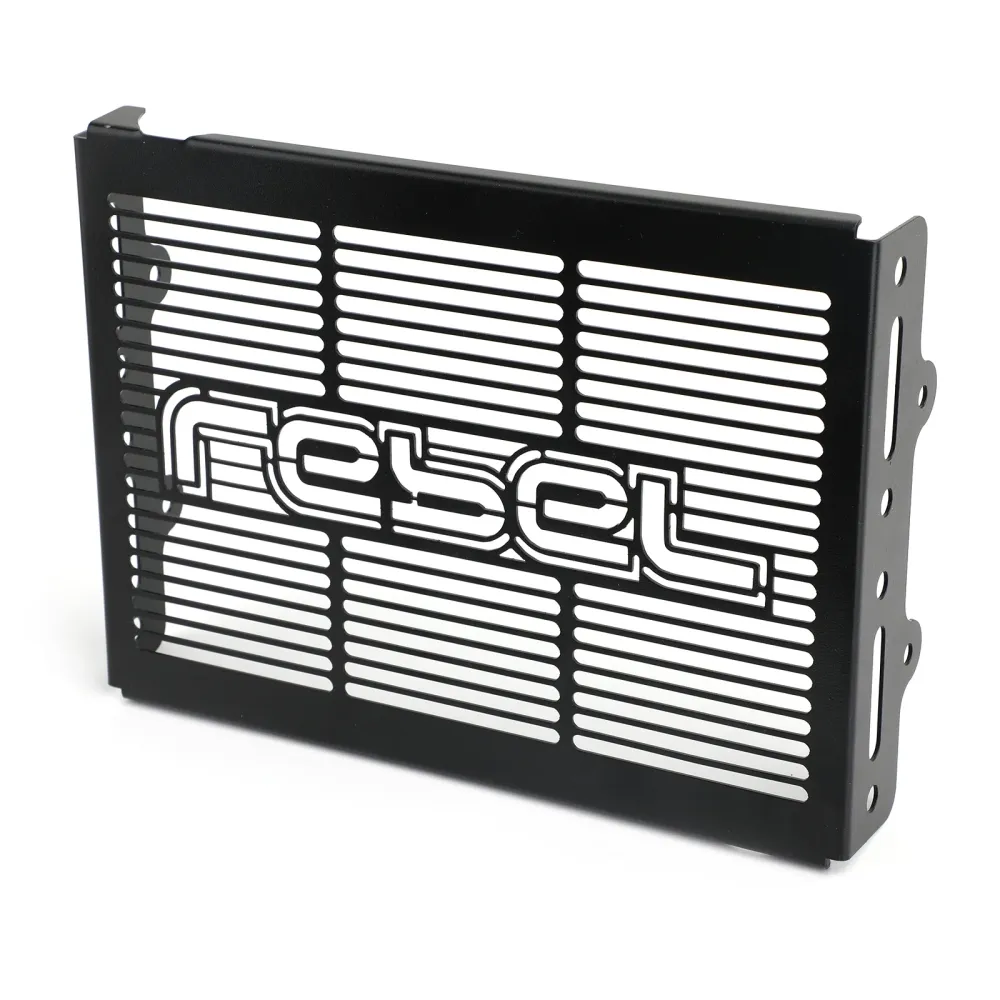 2017-2024 Honda CMX 300 500 Rebel ZWART RADIATOR GUARD PROTECTOR COVER GRILLE