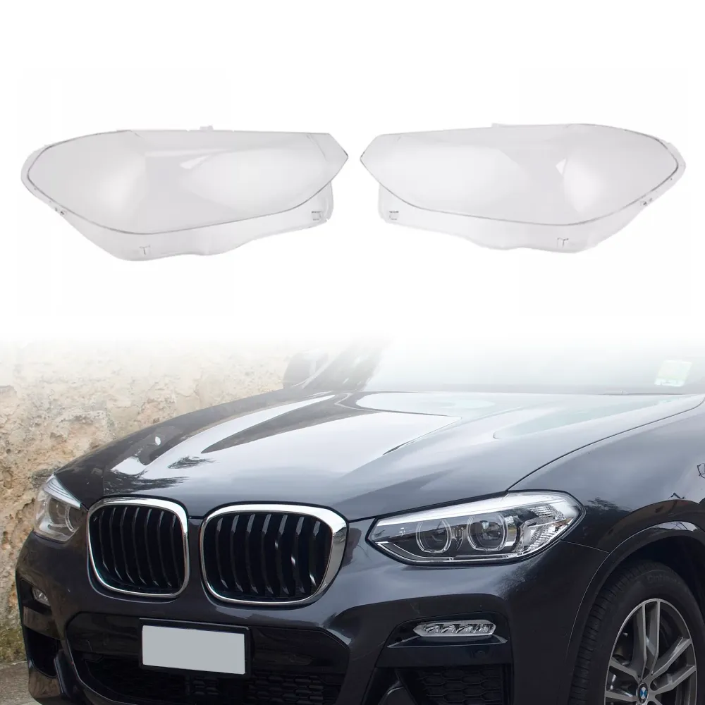 2018-2021 BMW X3 X4 G01 G02 G08 2 STUKS Koplamp Glas Helder Cover