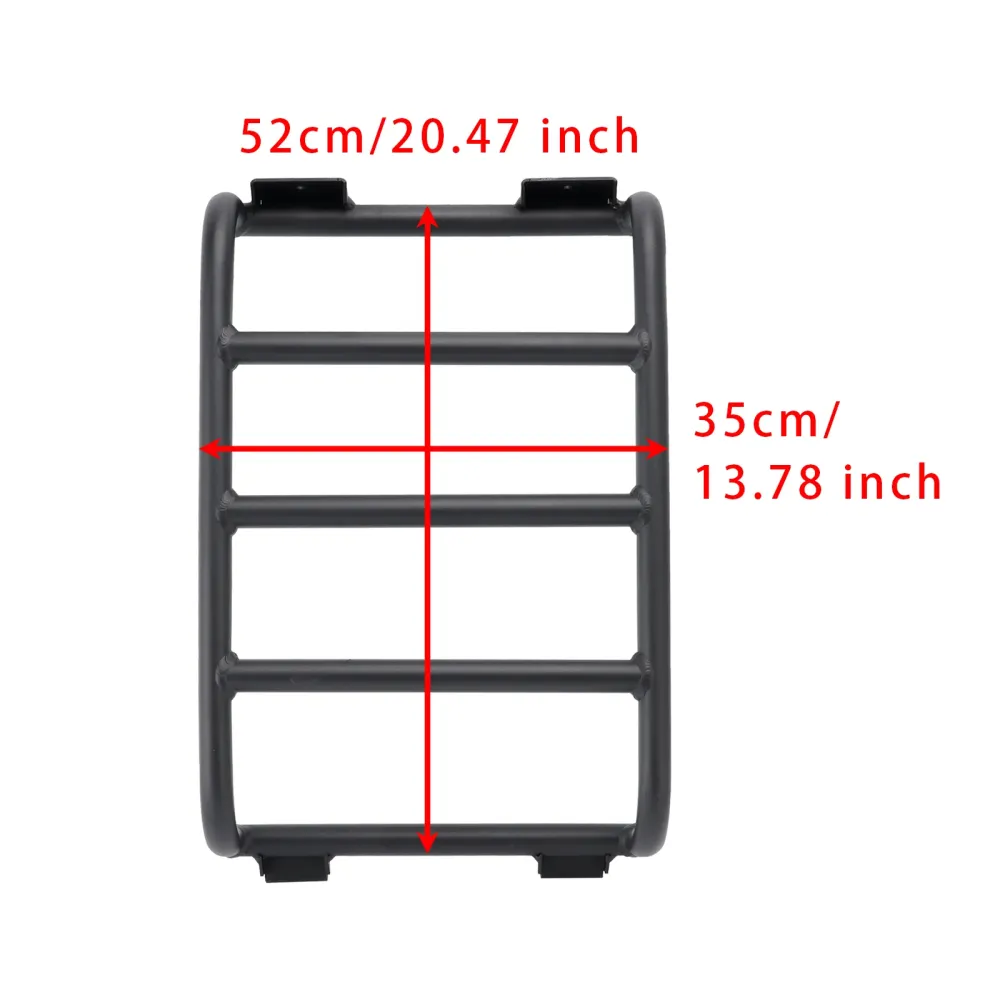 2018-2024 Jeep Wrangler JL JLU 2-deurs & 4-deurs achterruitladder