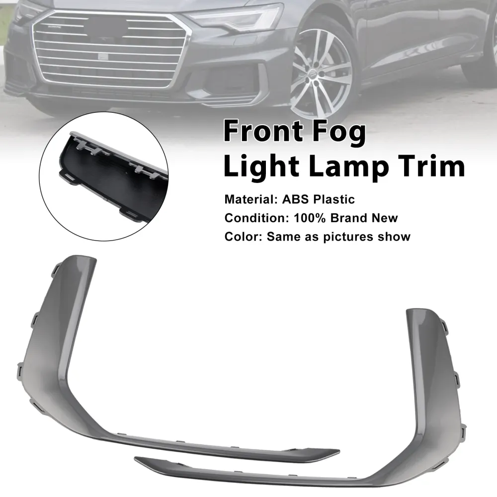 2019-2023 Audi A6 C8 S-Lijn S6 2 STUKS Mistlamp Lampbekleding Grijs