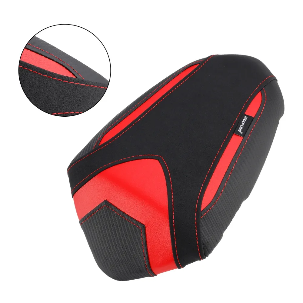 2019-2024 Triumph Street Triple Achter 765 765S 765R Passagierszitkussen Pu Passagier Plat Zwart