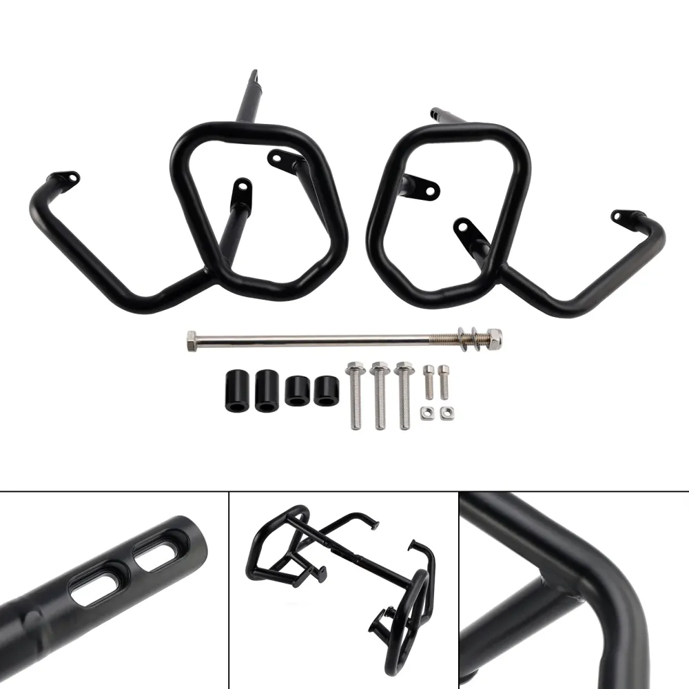 2024-2025 Triumph SPEED 400 Motorbeschermframe Anti-Crash Bumper= Zwart