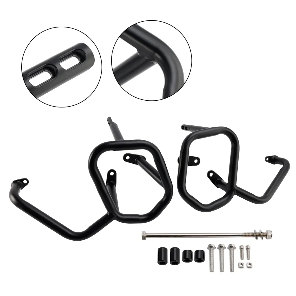 2024-2025 Triumph SPEED 400 Motorbeschermframe Anti-Crash Bumper= Zwart