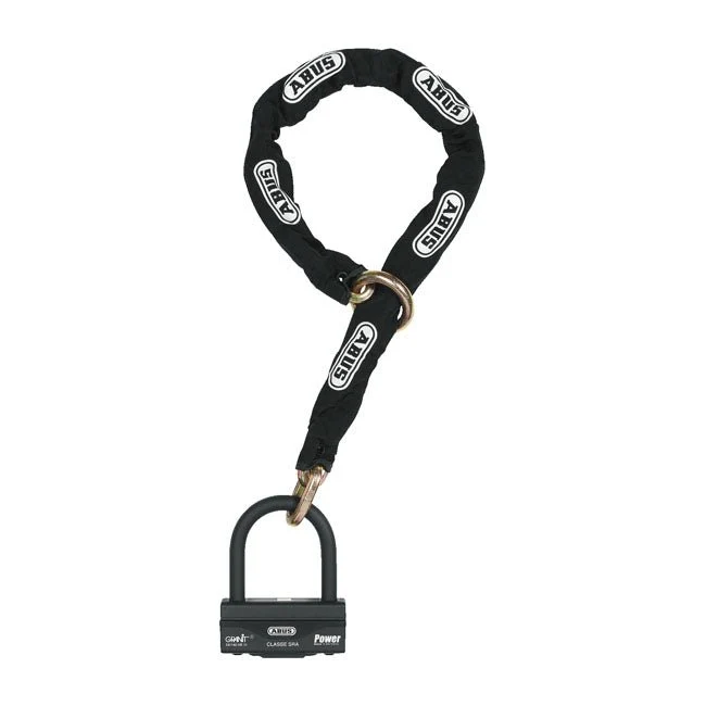 Abus Granit 58 Hangslot & Zwarte Lus Ketting