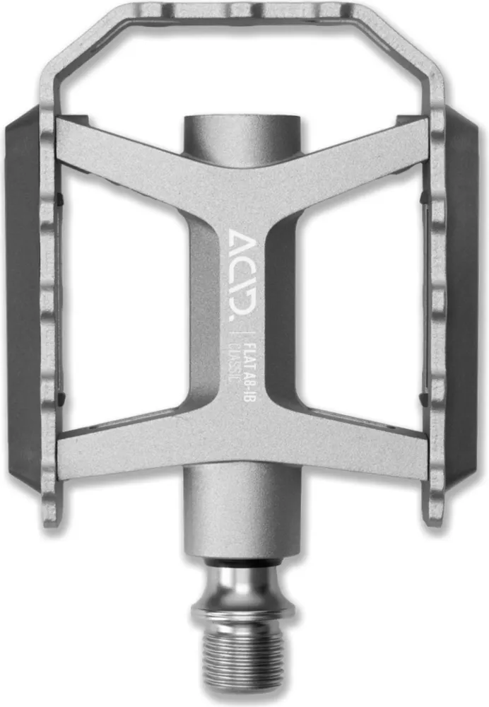 Acid Pedalen FLAT A8-IB Classic zilver