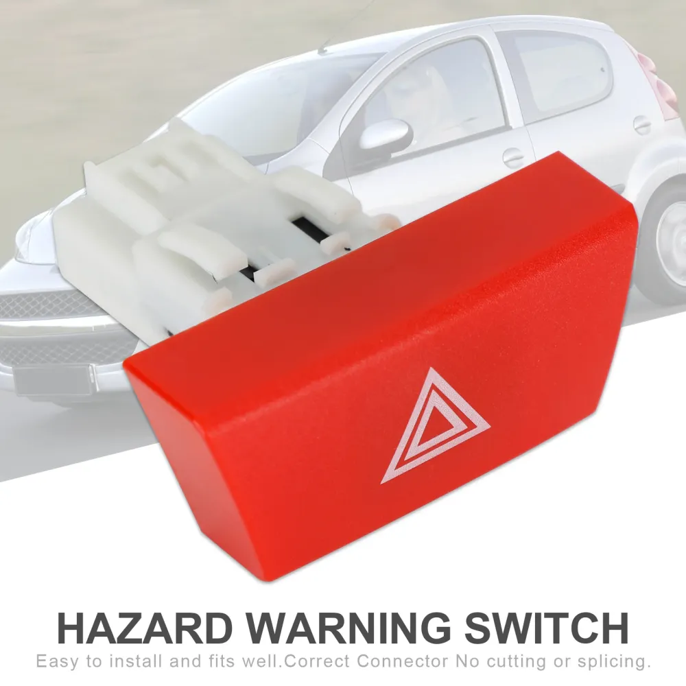 Alarmlichtwaarschuwingsschakelaar voor Citroen C1 Peugeot 107 Toyota Aygo 6490.NG