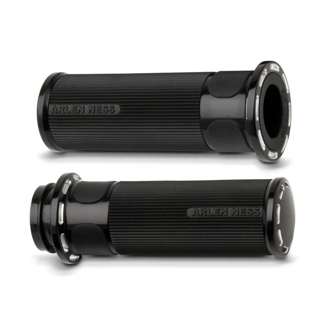 Arlen Ness Fusion Billet Slot Track Handvatten Zwart HD
