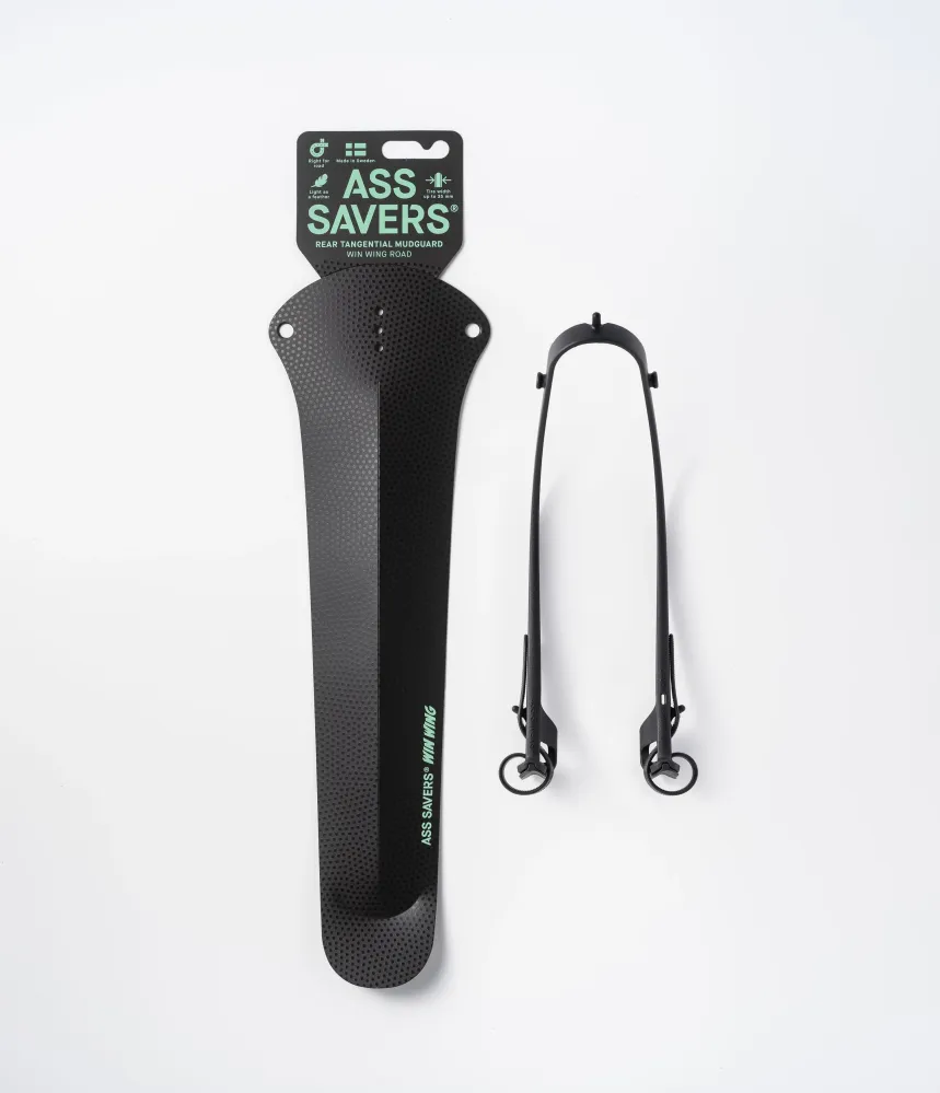 Ass Savers WRS-2 Win Wing Road spatbord achter zwart stip