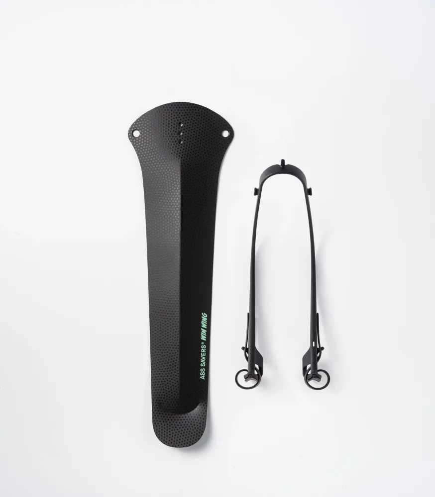 Ass Savers WRS-2 Win Wing Road spatbord achter zwart stip