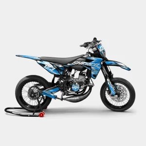 AUROPE - Decoratieset SHERCO 50cc - Blauw