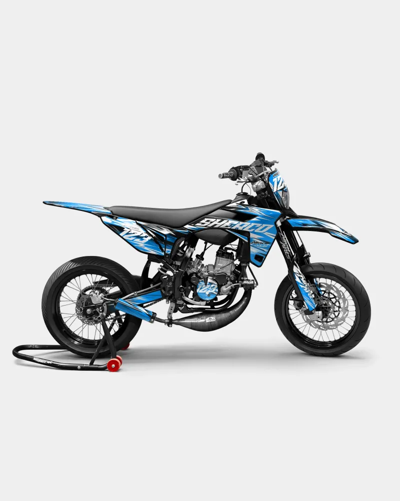 AUROPE - Decoratieset SHERCO 50cc - Blauw