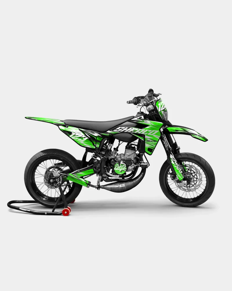 AUROPE - Decoratieset SHERCO 50cc - Groen
