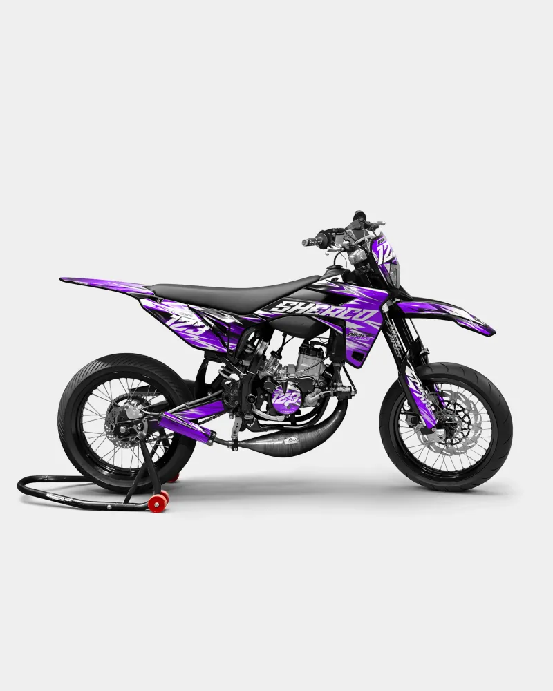 AUROPE - Decoratieset SHERCO 50cc - Paars