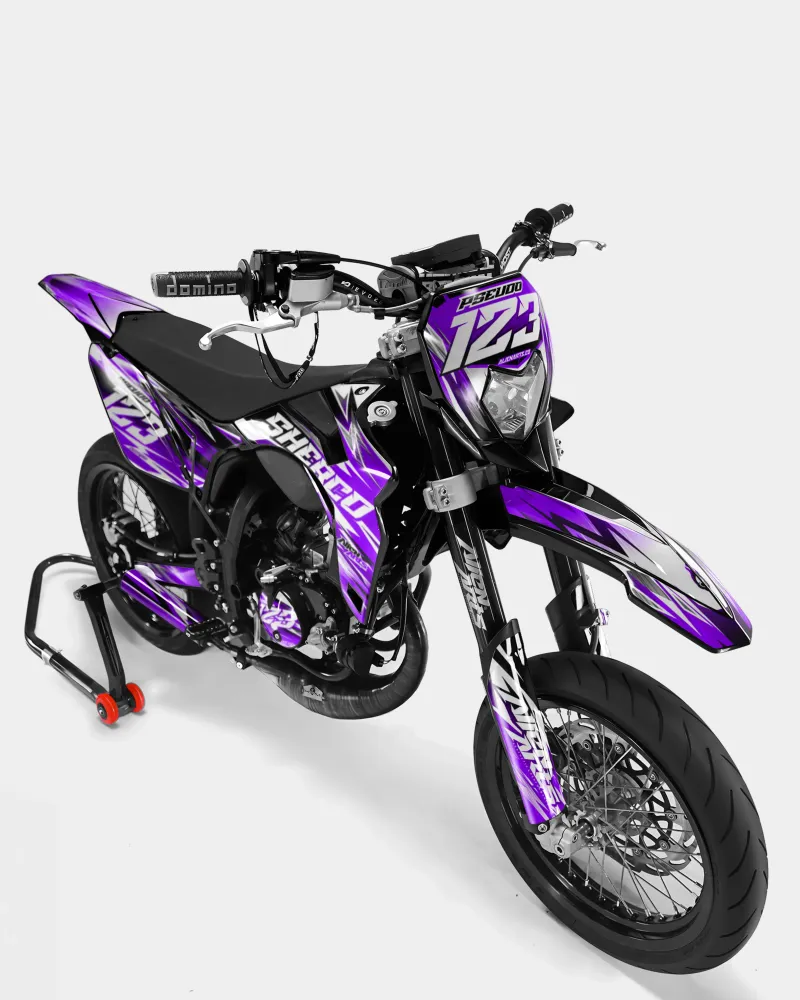 AUROPE - Decoratieset SHERCO 50cc - Paars