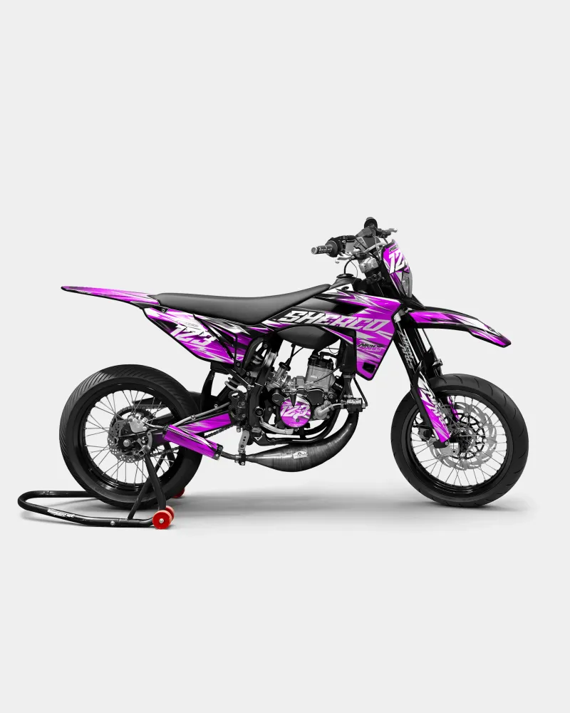 AUROPE - Decoratieset SHERCO 50cc - Roze