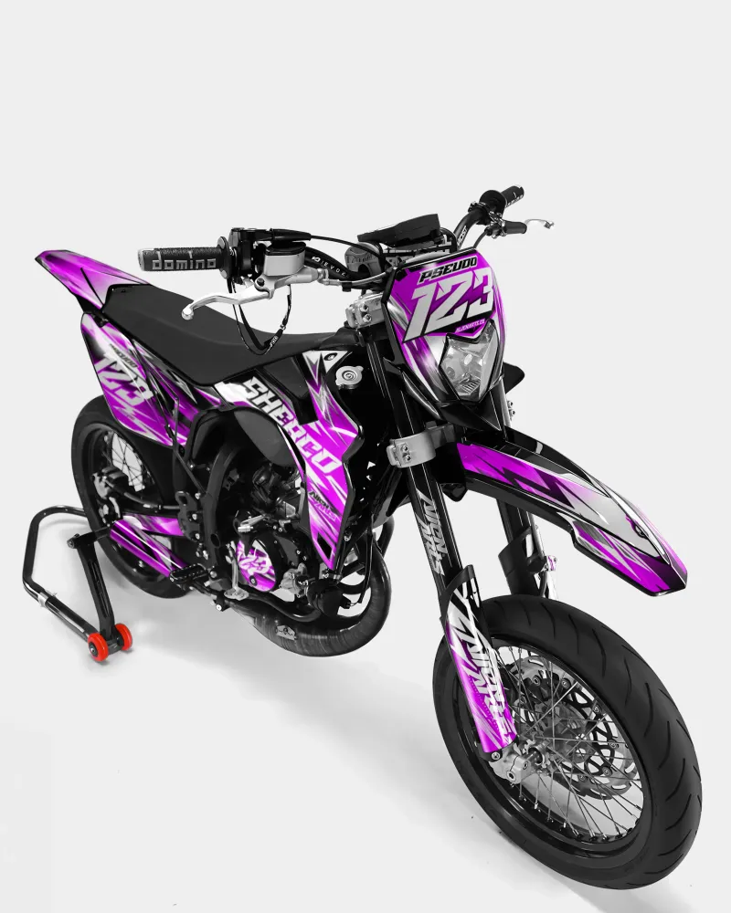 AUROPE - Decoratieset SHERCO 50cc - Roze