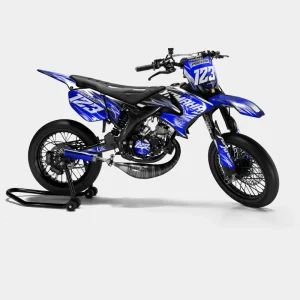 AUROPE - Decoratieset YAMAHA DT 50cc - Donkerblauw