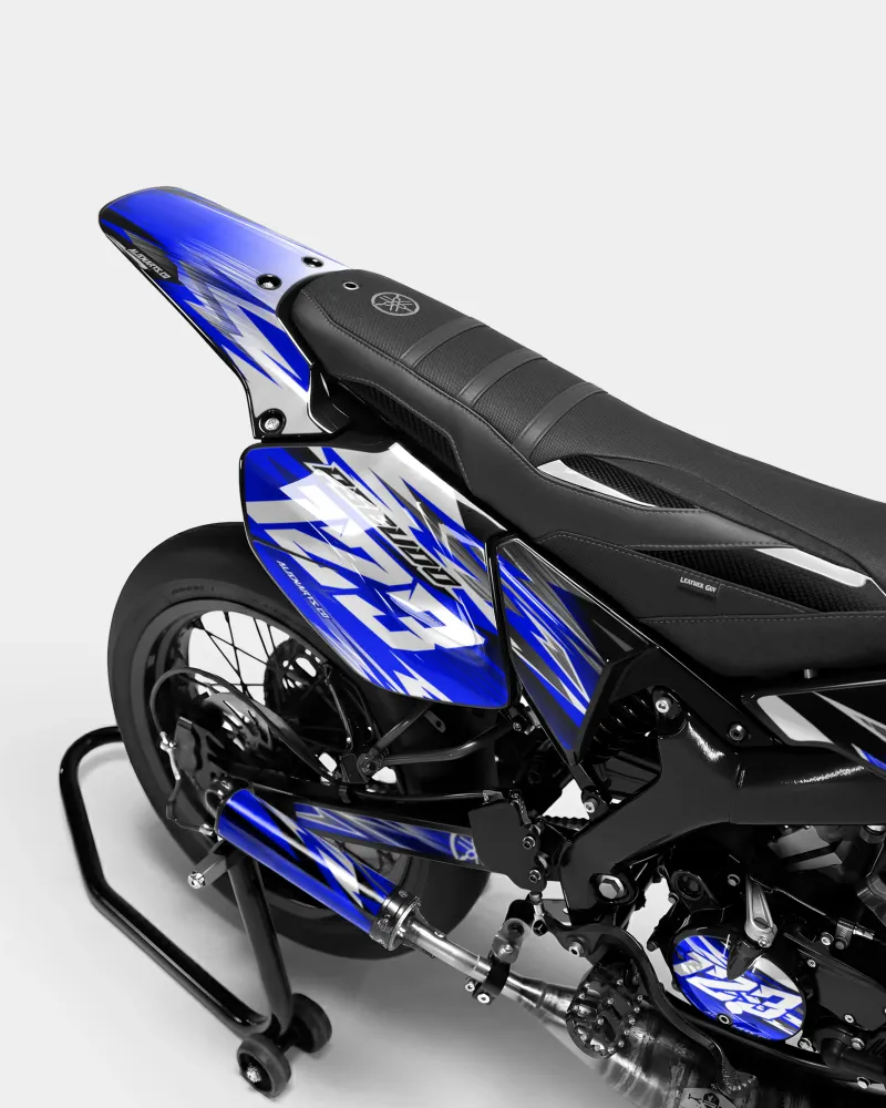 AUROPE - Decoratieset YAMAHA DT 50cc - Donkerblauw