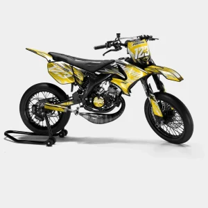 AUROPE - Decoratieset YAMAHA DT 50cc - Donkergeel