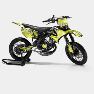 AUROPE - Decoratieset YAMAHA DT 50cc - Geel