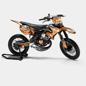 AUROPE - Decoratieset YAMAHA DT 50cc - Oranje