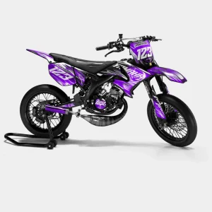 AUROPE - Decoratieset YAMAHA DT 50cc - Paars