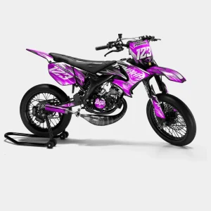 AUROPE - Decoratieset YAMAHA DT 50cc - Roze