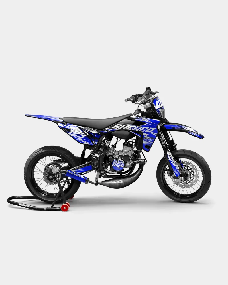 AUROPE - SHERCO 50cc decoratieset - Donkerblauw