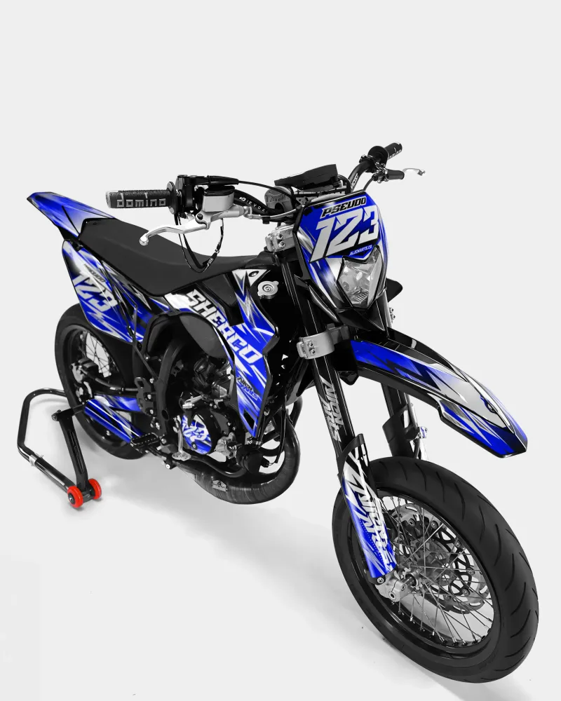 AUROPE - SHERCO 50cc decoratieset - Donkerblauw
