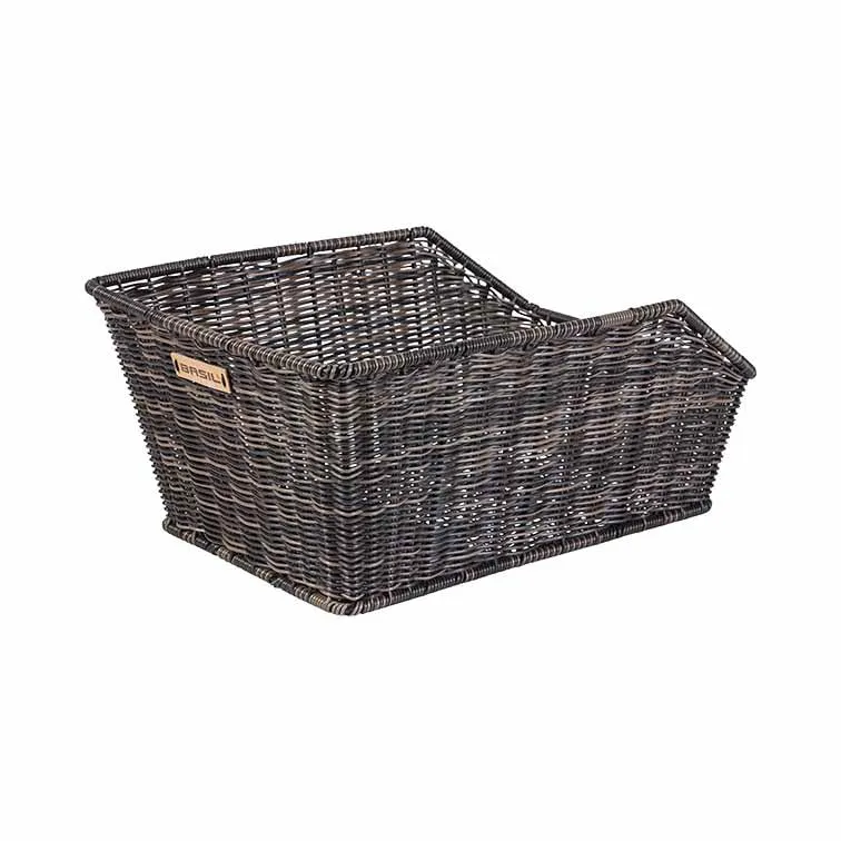 Basil Cento Rattan Look bagagedragermand bruin