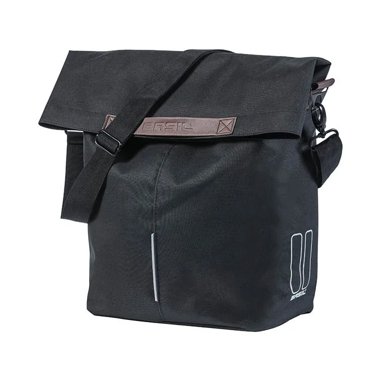 Basil City Fietstas Shopper 14-16l zwart